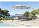 Zahradní slunečník PARADISE průměr 3,5m taupe