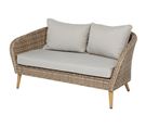 Zahradní ratanová lavice SCANDINAVE 2-místná