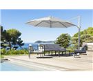 Zahradní slunečník PARADISE průměr 3,5m taupe