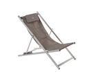 Zahradní hliníkové lehátko HONOLULU - taupe