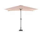 Zahradní slunečník FIDJI 2x3 m - taupe