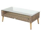 Zahradní ratanový stolek SCANDINAVE